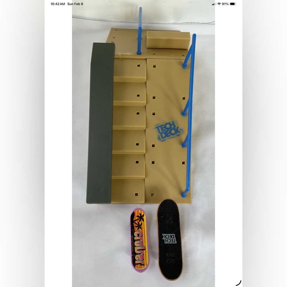 Vintage Tony Hawk Tech Deck Ramp / Skateboards